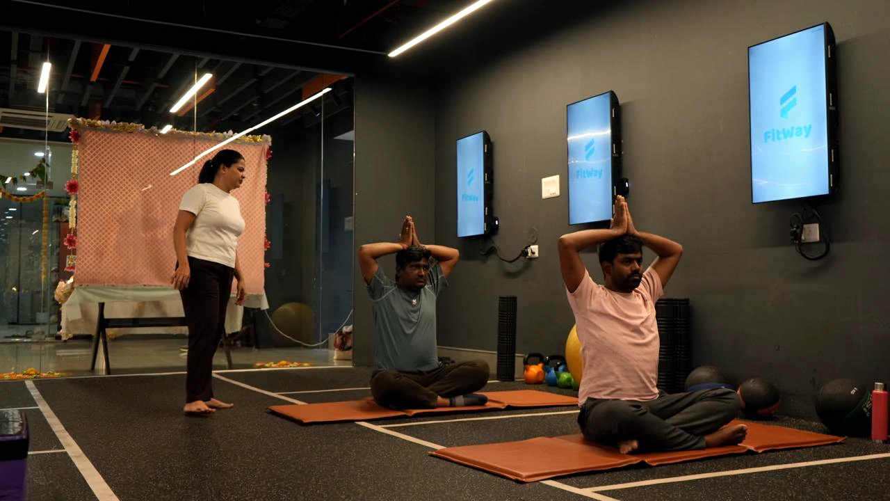 COREO members practising a mobility-focused class